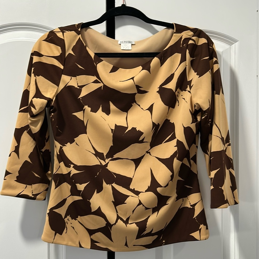 Due Per Due Blouse, Size XS